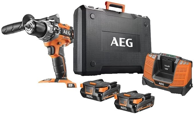 TRAPANO A PERCUSSIONE A BATTERIA 'BSB 18C3BL' AEG 18V 2,0/4,0 AH - AEG POWERTOOLS