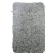 Trade Shop - Tappeto Tappetino In Tessuto Morbido Per Arredo Bagno 45 X 70 Cm Grigio 79926 -