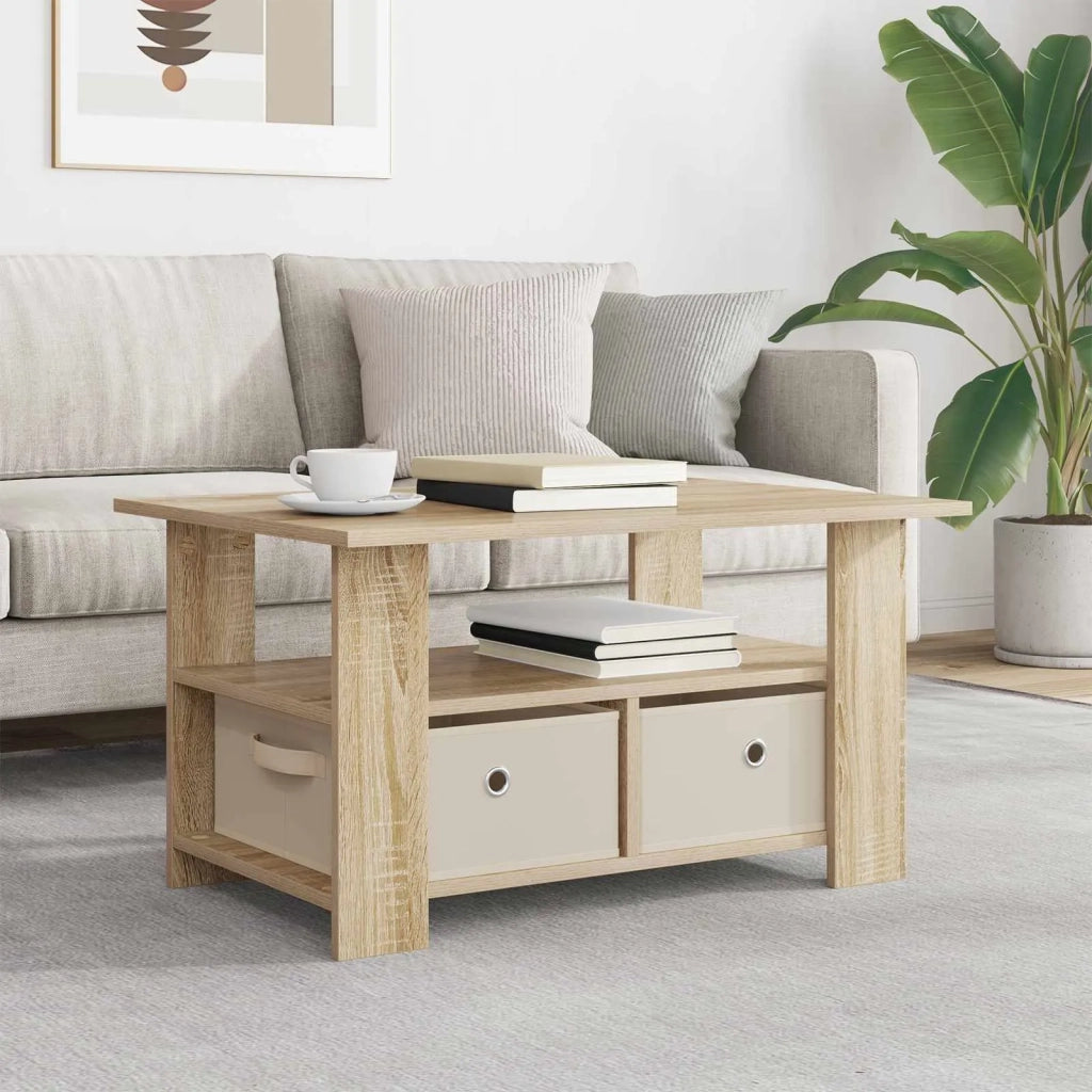 Tavolino da salotto con cassetto Rovere Sonoma 77 x 55 x 42 cm 8000414