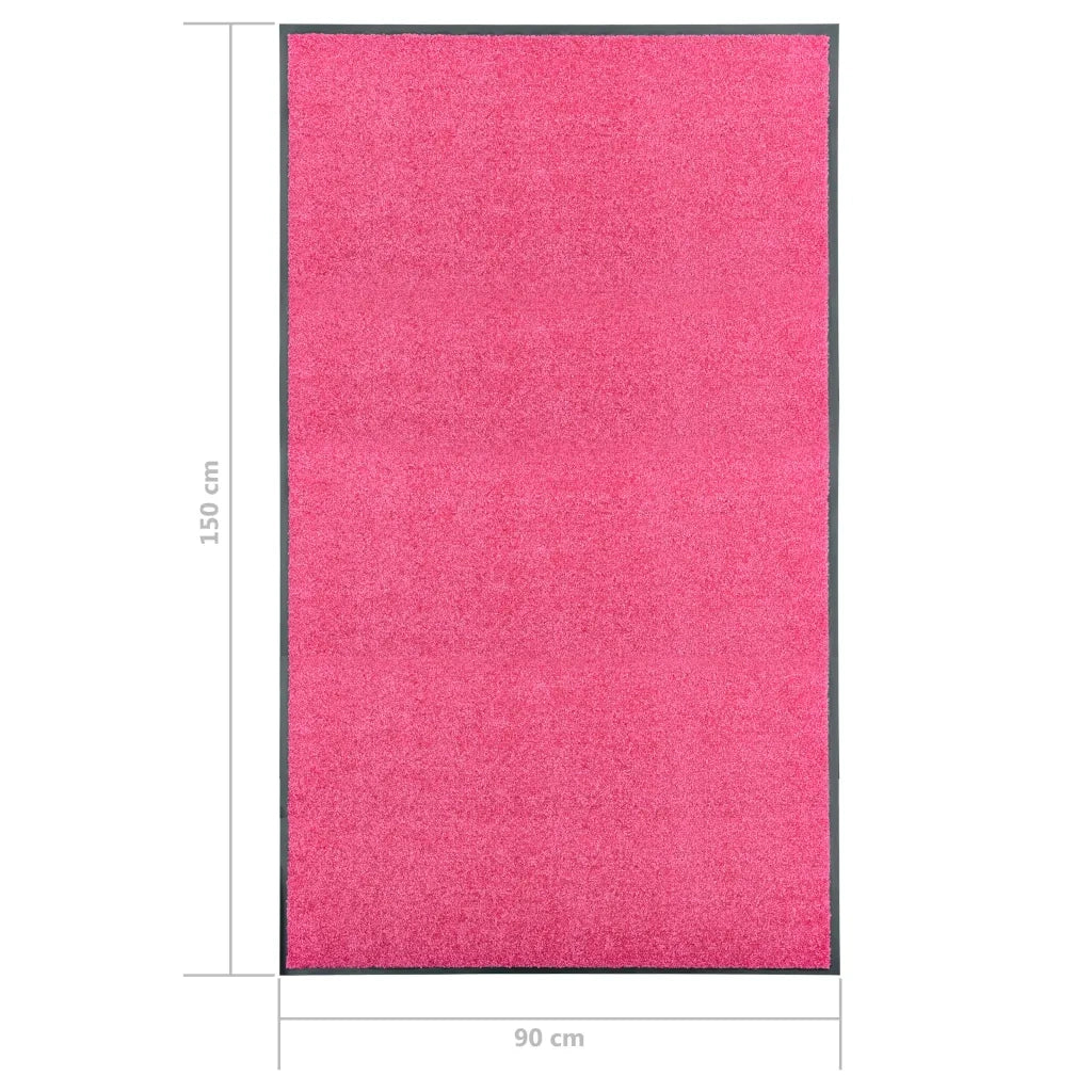 Zerbino | Tappetino Lavabile Rosa 90x150 cm