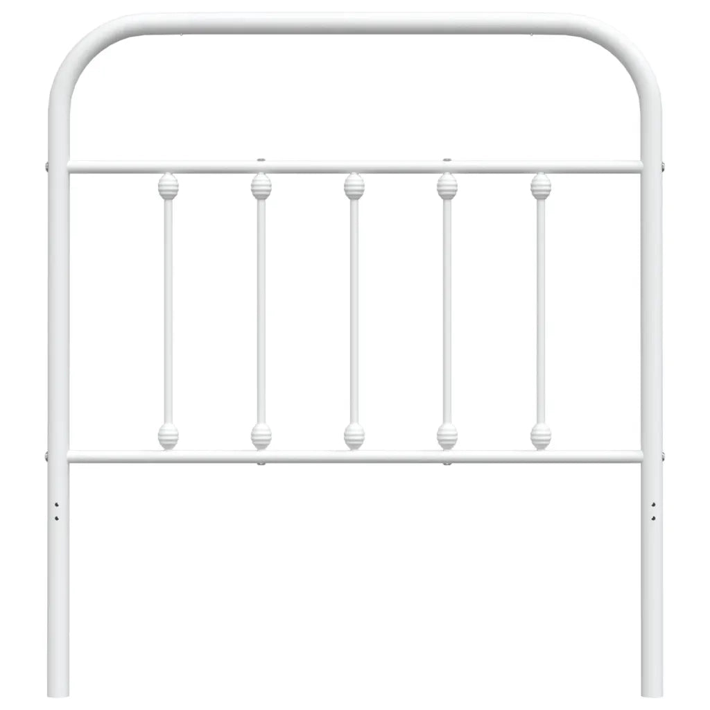 Testiera di Ricambio in Metallo Bianco 80 cm 352654
