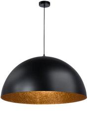 Lampada a sospensione Sfera nero rame Ø35 E27 Sigma
