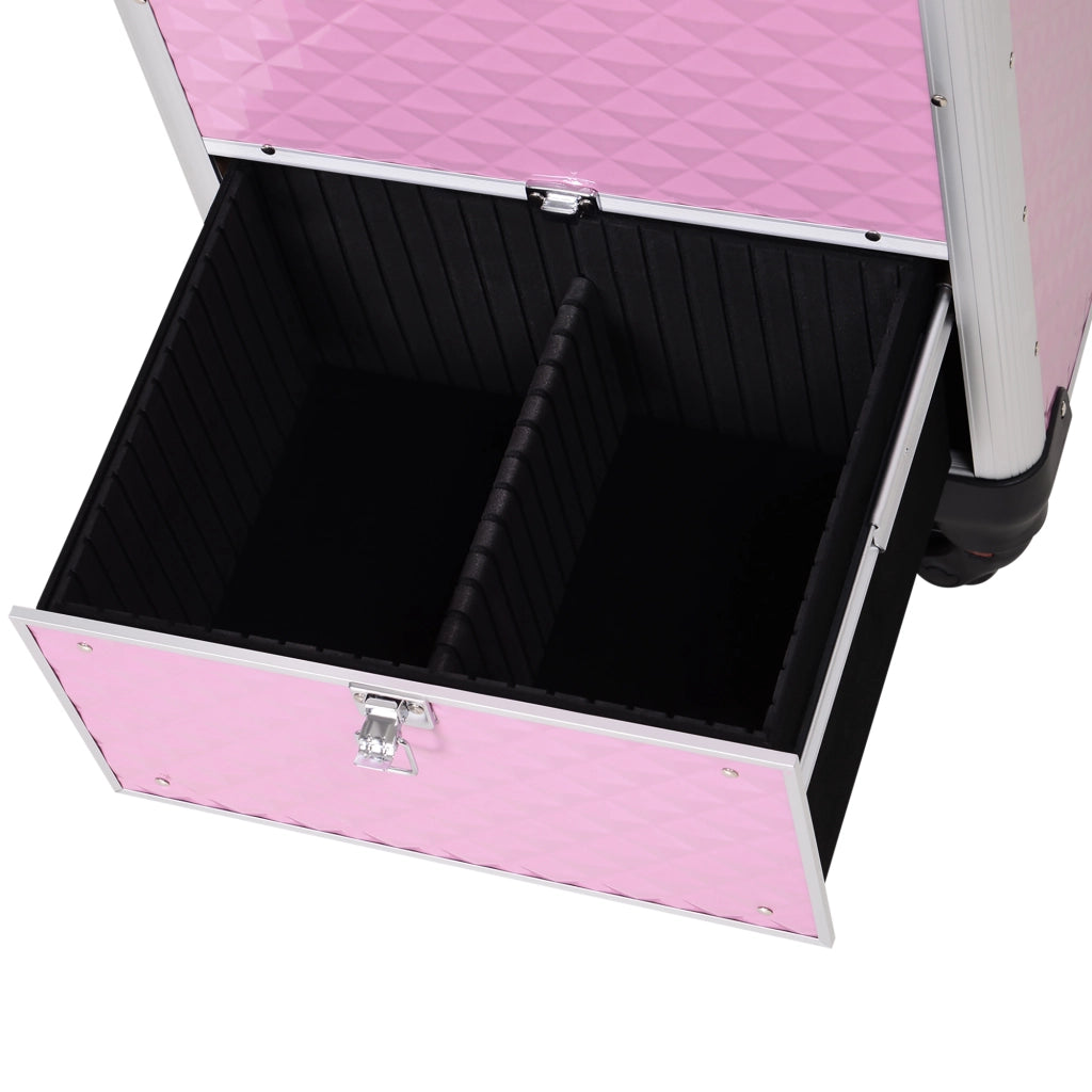 Valigia Trucco Professionale ¨C Zephmum ¨C Rosa 34x25x62 cm