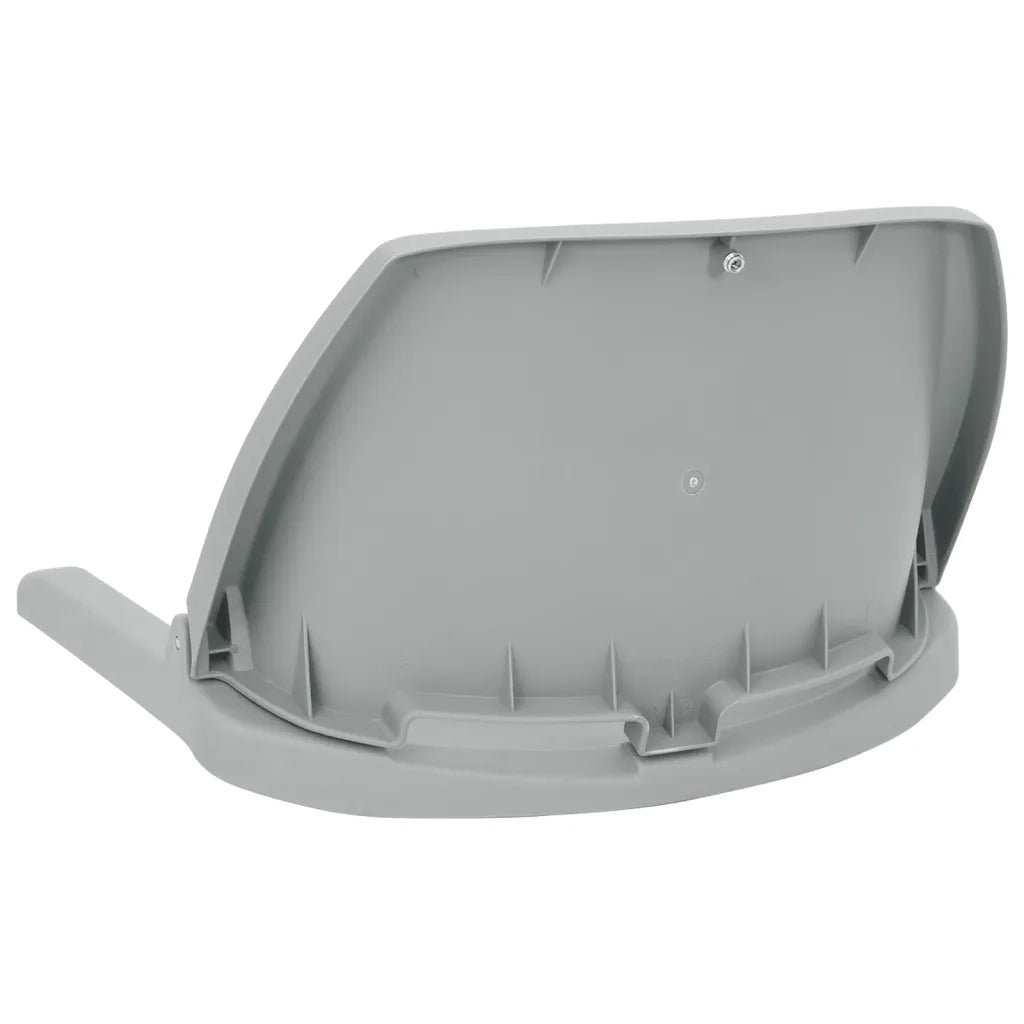 Set Sedile da Barca Pieghevole 2pz Grigio
