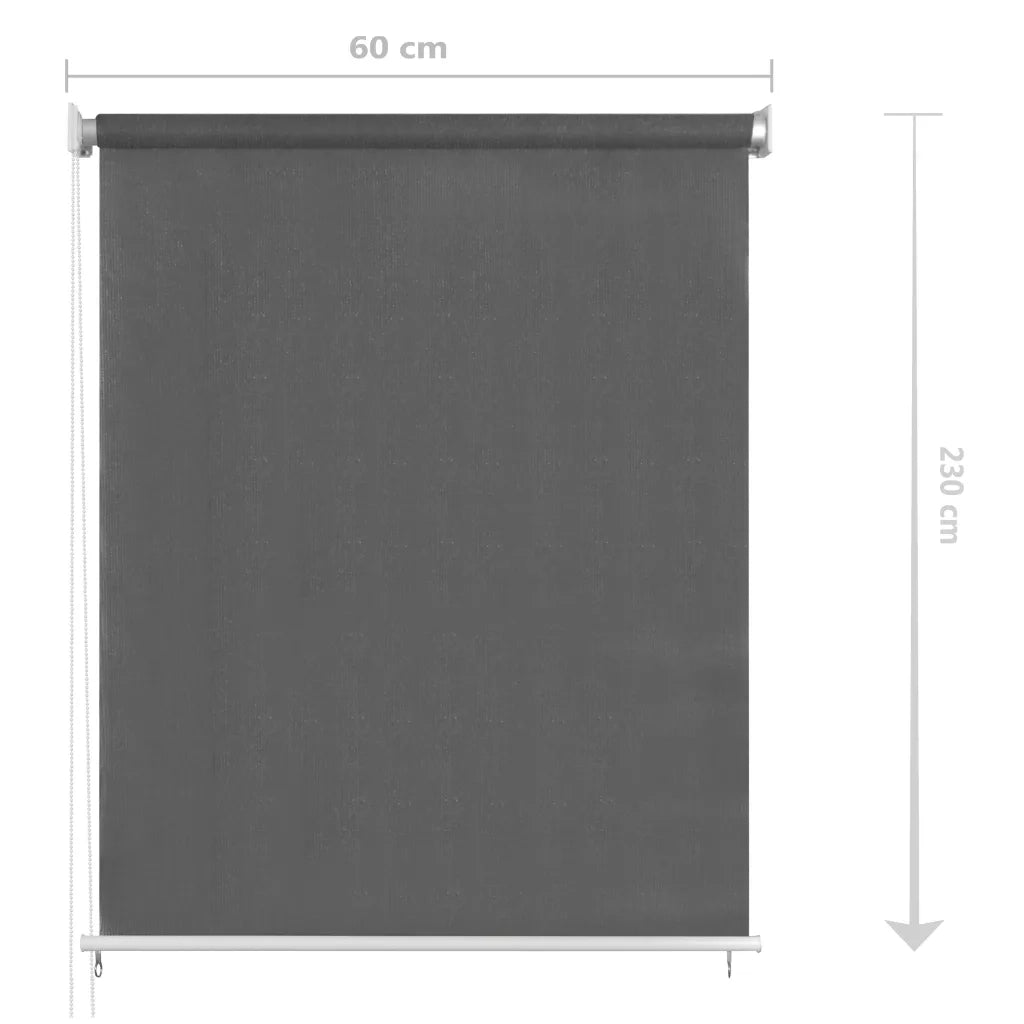 Tenda a Rullo per Esterni 60x230 cm Antracite cod mxl 68290