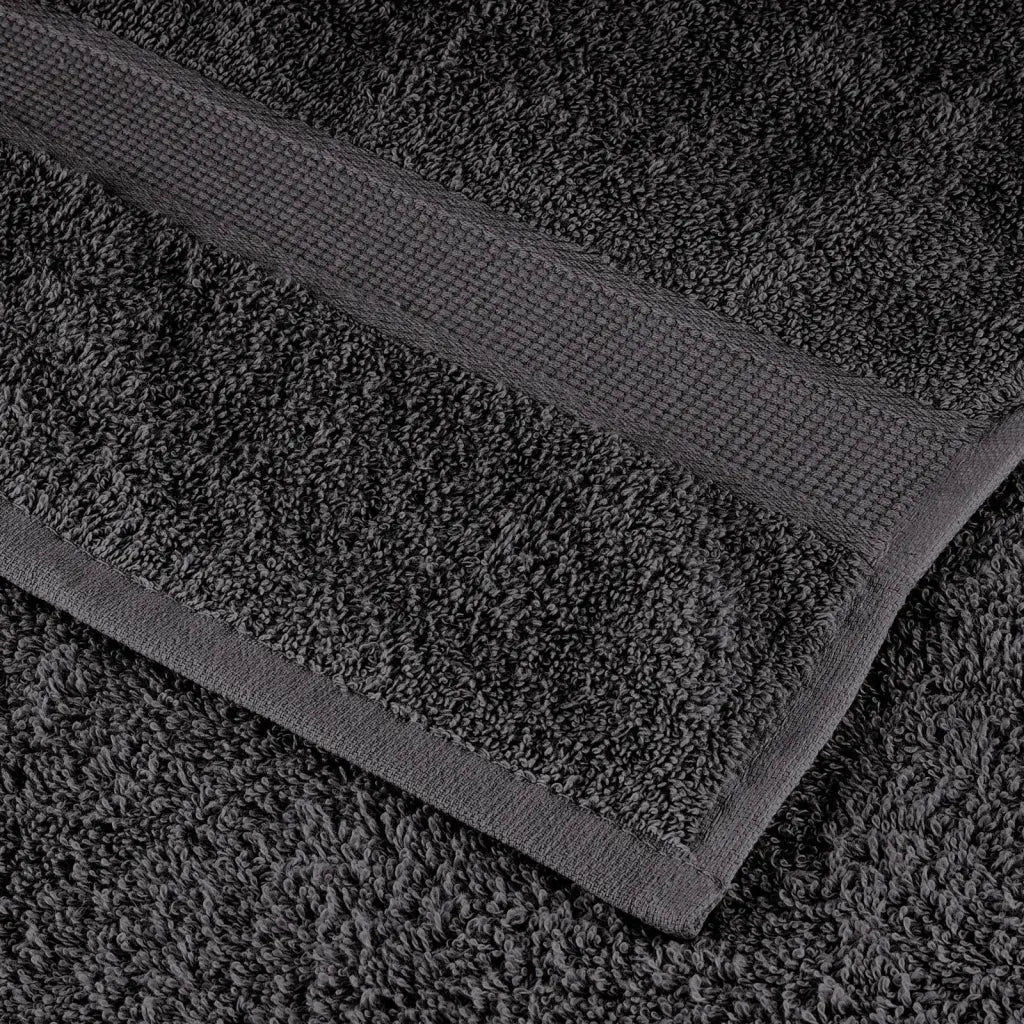 vidaXL Asciugamani Ospiti SOLUND 10 pz Antracite 100x200cm 600gsm