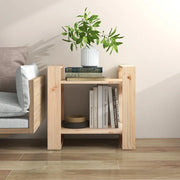 Libreria Divisorio-Scaffale per Libri-Mobile di Stoccaggio 60x35x57 cm in Legno Massello di Pino