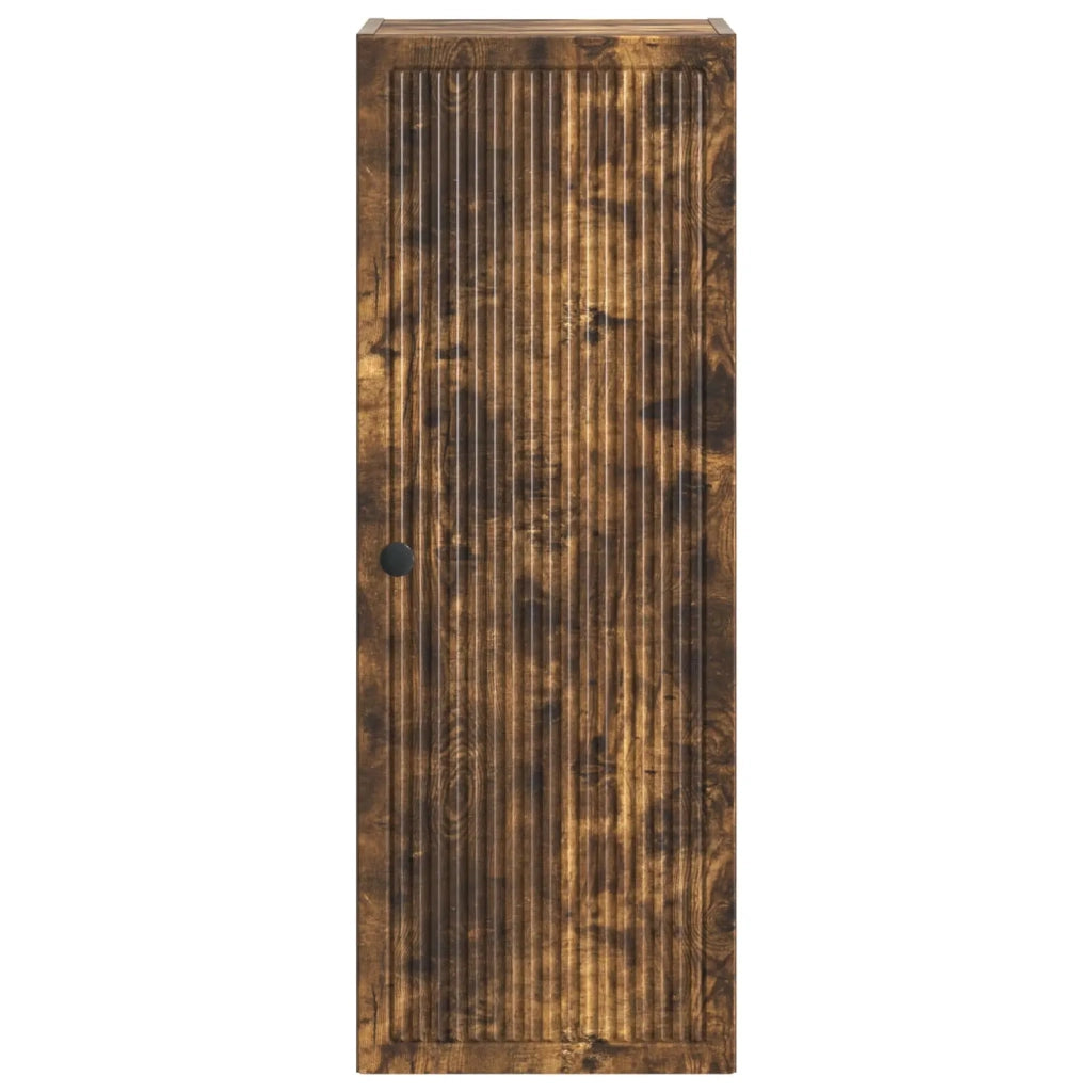 Mobiletto a muro Rovere Fumo 33 x 34,5 x 90 cm