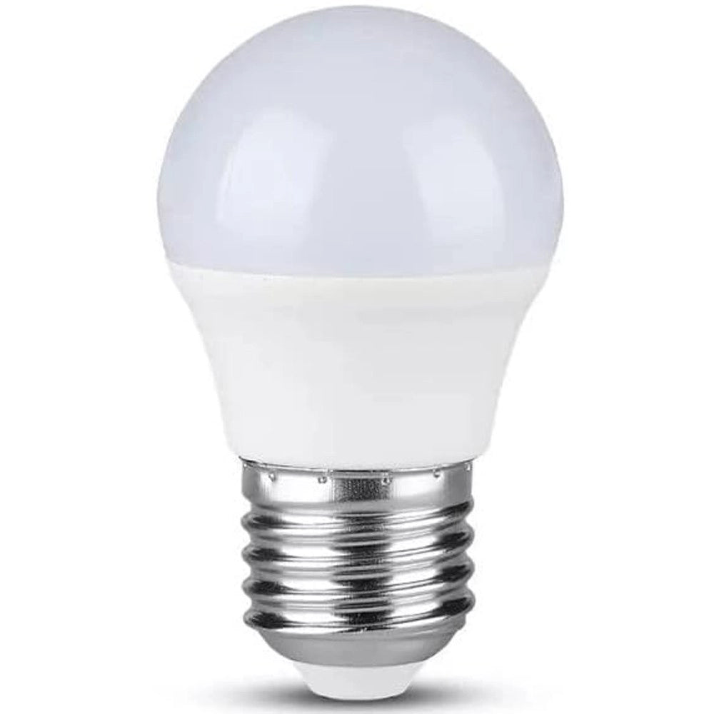 Trade Shop - Lampadina Led E27 220v Bulbo Grande Globetto G45 Da 4w Luce Bianco Freddo Vt1830 -