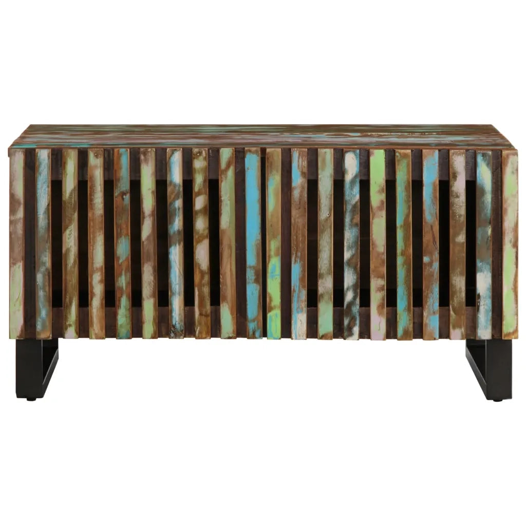 Tavolino da Salotto 80x51x40 cm in Legno Massello di Acacia 377465