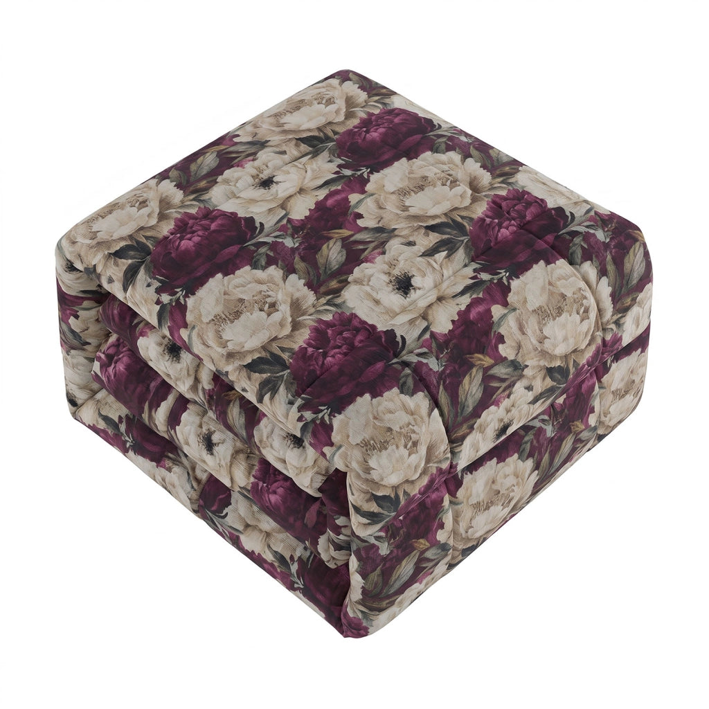 Trapunta Invernale Infinity Singolo 170x260 cm in Poliestere Peonies