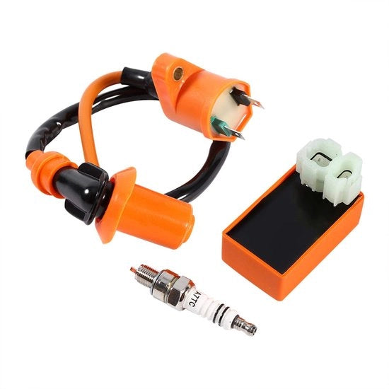 Sistema di Accensione per Candela - CDI-box - Adatto a GY6 Scooter/ATV - Lunghezza 7 cm - Peso 252g
