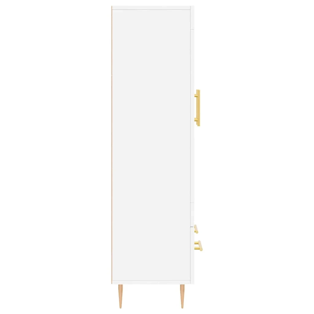Buffet credenza cassettiera mobiletto mobile contenitore organizer cucina soggiorno salotto alto 69,5 x 31 x 115 cm legno ingegnerizzato bianco 02_0032498