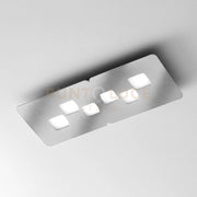 BILBAO P/M - PLAFONIERA ACCIAIO  6 LUCI ATTACCO GX53 65CM