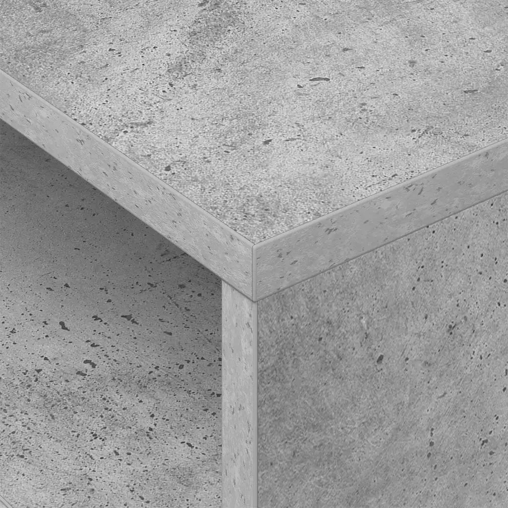 Tavolino Grigio cemento 40,5 x 40 x 45 cm Legno multistrato 890918