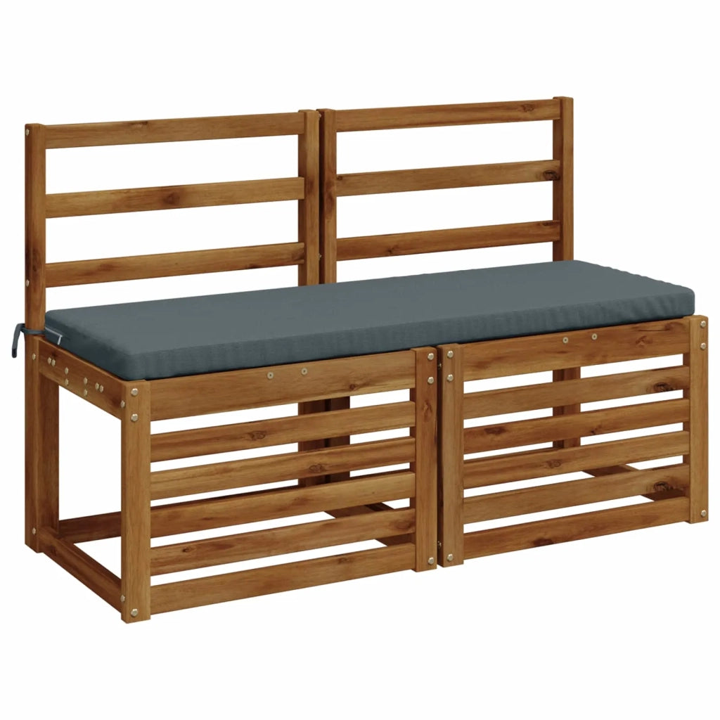 Cuscini per Panchina a 2 Pezzi SOEST 2 pz 100% Poliestere Blu 948801