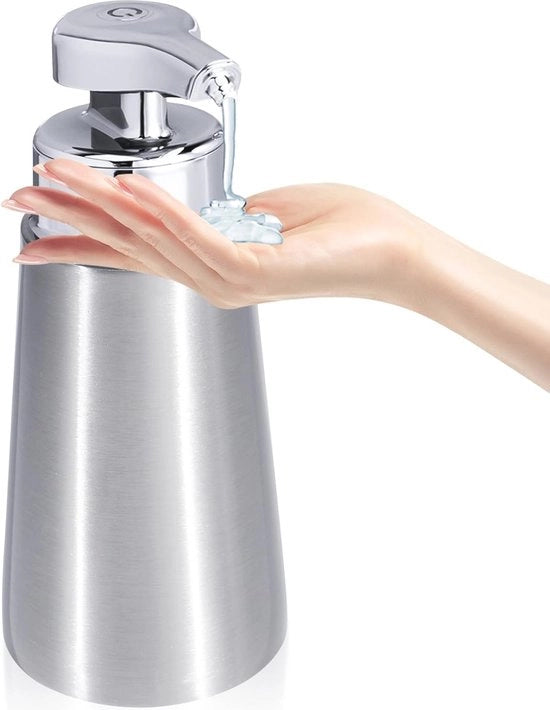 Dispensatore di sapone automatico con sensore infrarosso per igiene delle mani - Oplaadbaar, dispenser senza contatto 300 ml - Adatto per bagno e cucina