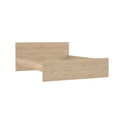 Letto matrimoniale Kaitak, Sommier per camera da letto, Giroletto per stanza, Struttura porta materasso, 207x166 h80 cm, Rovere