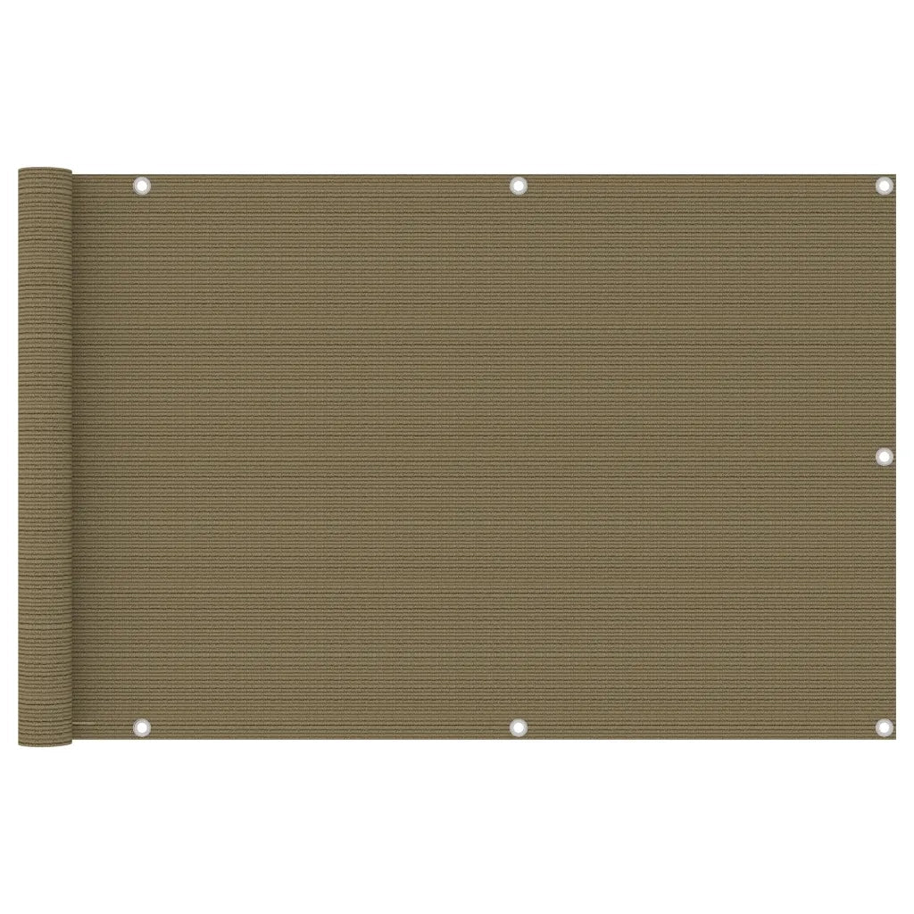Paravento da Balcone Grigio Talpa 90x500 cm in HDPE cod mxl 11748