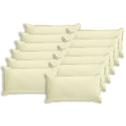 Federa 12 pcs HOUTEN Crema 40 x 80 cm Poliestere 918288