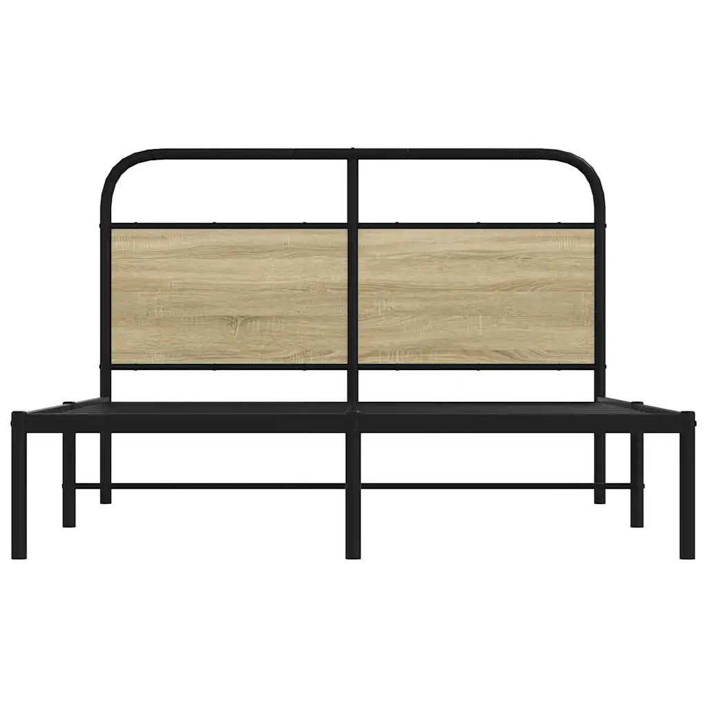 Giroletto senza Materasso Rovere Sonoma 135x190cm in Truciolato 4100257