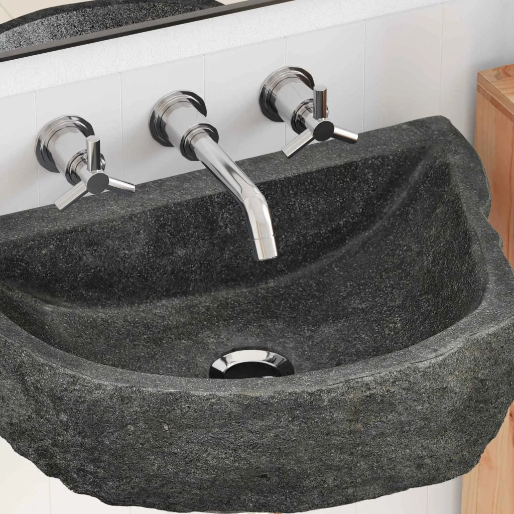 Lavabo a Parete-Lavandino-Lavello Grigio (38-45) x (30-35) x 15 cm