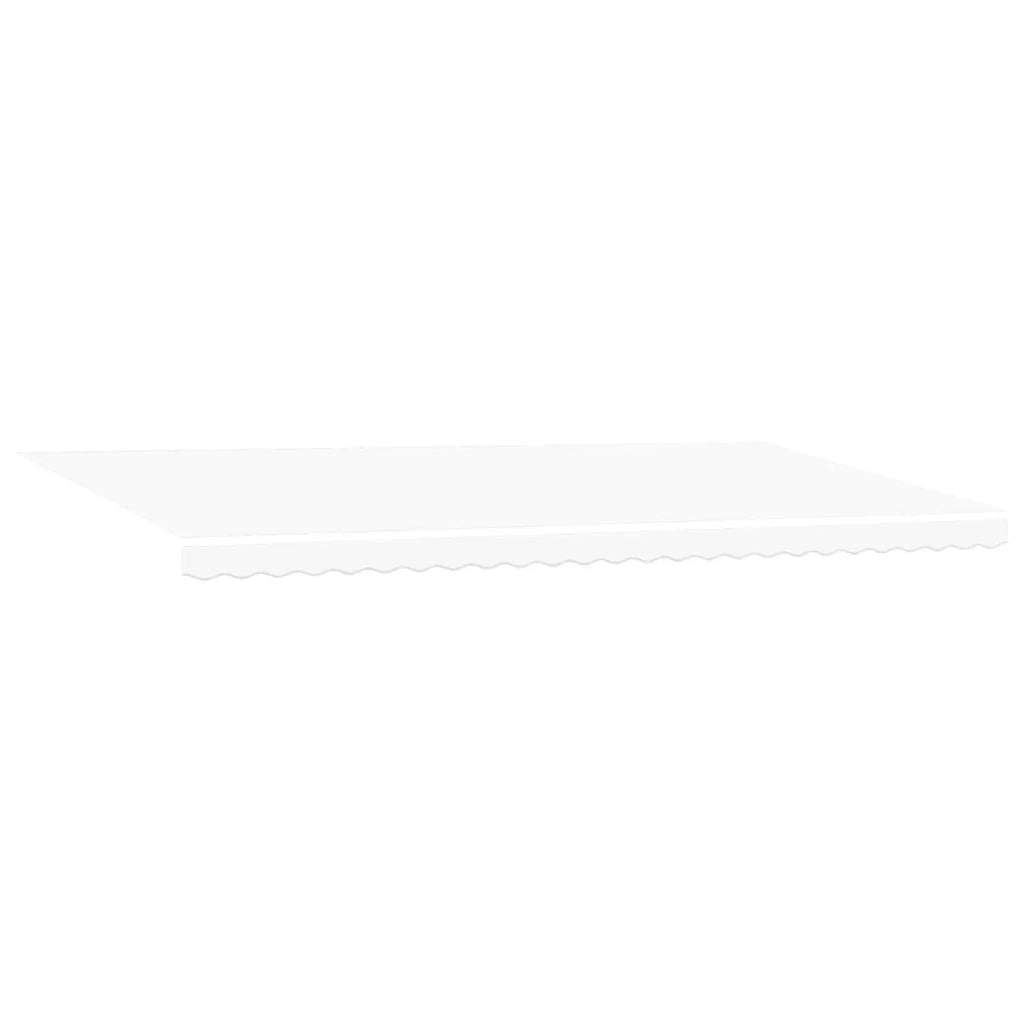 Tenda retrattile Bianco 600 × 350 cm Tessuto e Alluminio 3331762