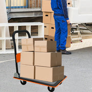 Carrello Piattaforma Pieghevole ¨C MINIMAL ¨C 150 kg, Ruote 360¡ã, Arancione