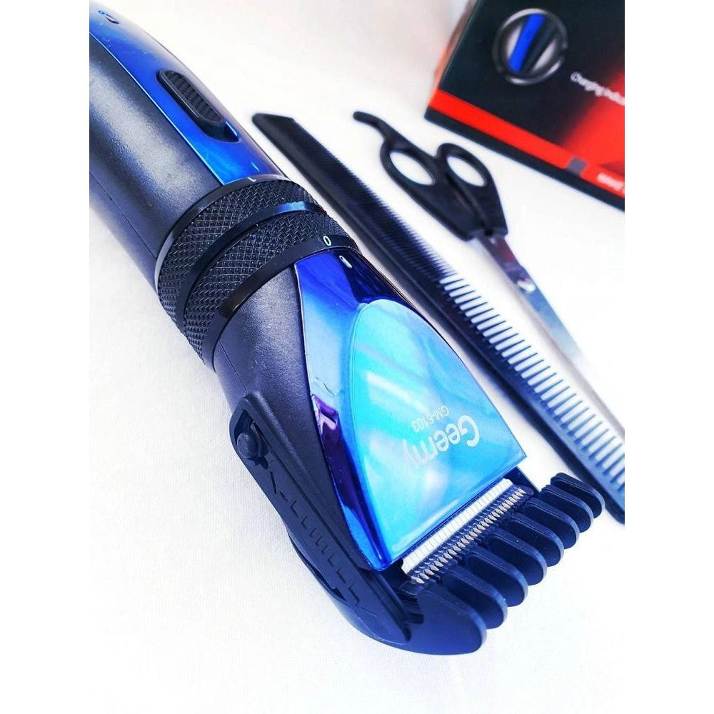 Trade Shop - Tagliacapelli Geemy Gm-6103 Professionale A Batteria Ricaricabile Regola Barba -