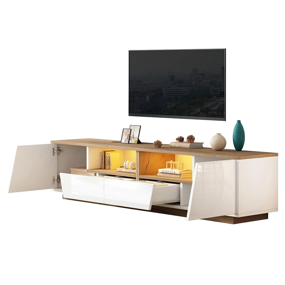 Mobile TV - Xylo - 180x40x46 cm 2 cassetti LED