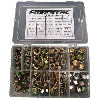 CASSETTA DADI + VITI COPPIA CONICA DECESPUGLIATORE - CF=PZ 120- 1 confezioni