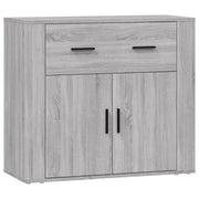 Credenza | Madia | Buffet da pranzo | Armadio da pranzo Grigio Sonoma 80x33x70 cm in Legno Multistrato