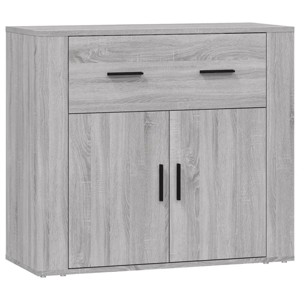 Credenza | Madia | Buffet da pranzo | Armadio da pranzo Grigio Sonoma 80x33x70 cm in Legno Multistrato