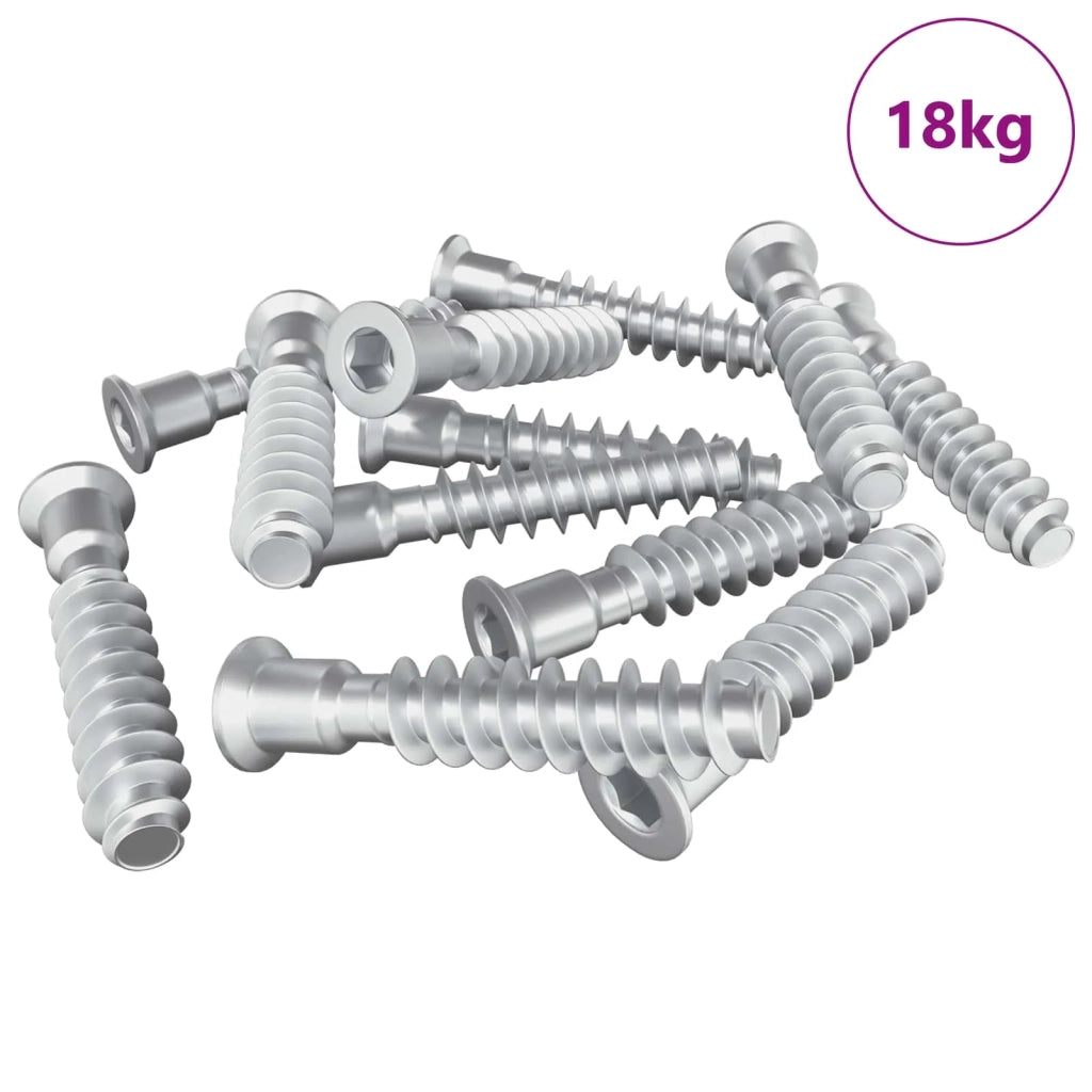 Vite a testa cilindrica 2900 pcs Argento Acciaio