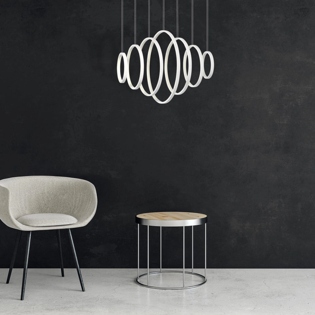 Lampadario LED Milagro Vertigo ML335 86W 4000K bianco