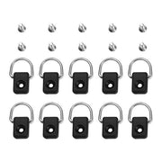 Accessori per Kayak/Barca - Anello di Fissaggio Leggero - D-Ring - Nylon/Acciaio Inossidabile - Accessori per Kayak/Barca - Duraturo - Facile da Installare - Sjorring