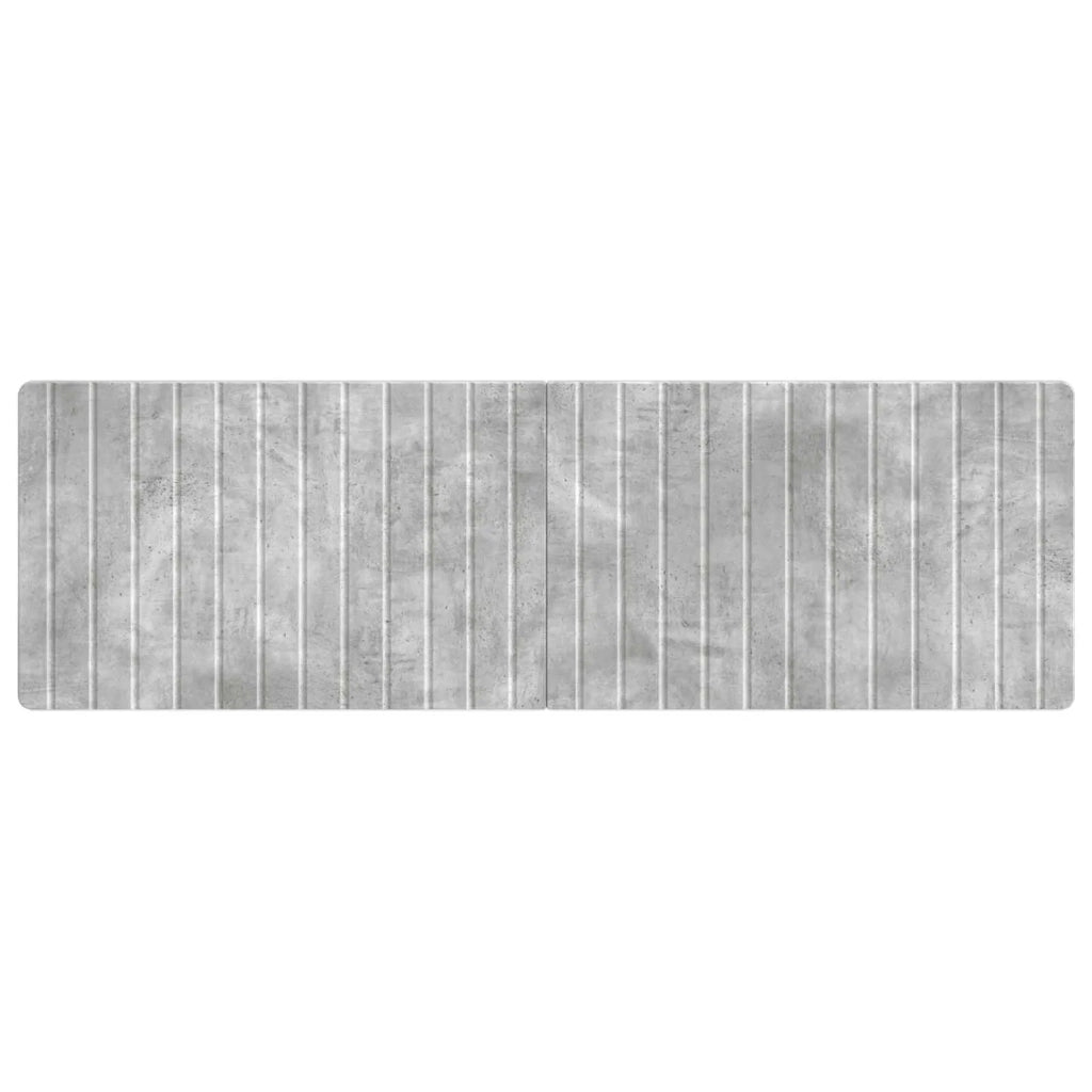 Testiera da Muro ZWOLLE Grigio Cemento Legno ingegnerizzato 896508