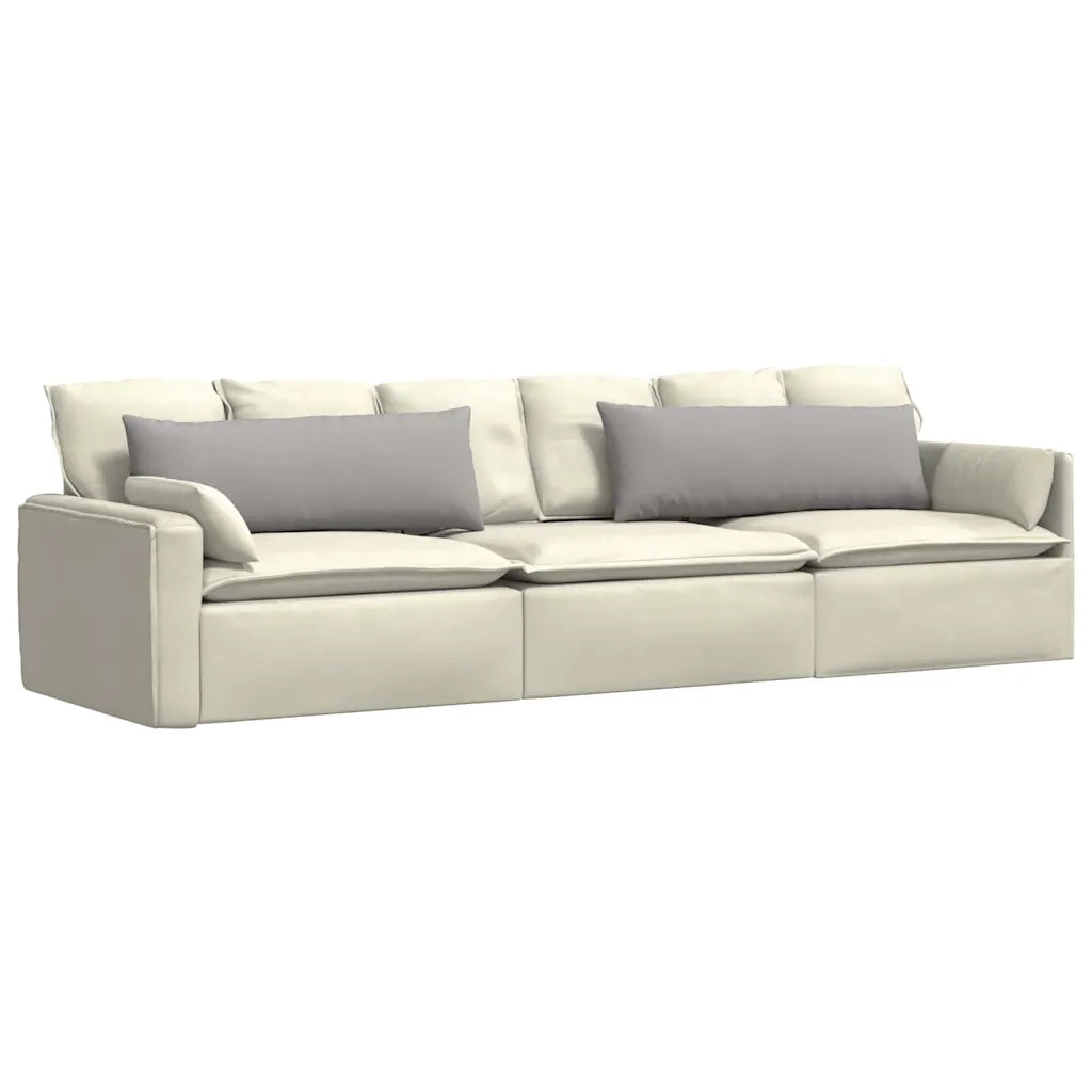 Cuscini da Divano 2 pz | Cuscini per sedie Grigio Nuvola 120 x 40 cm Tessuto