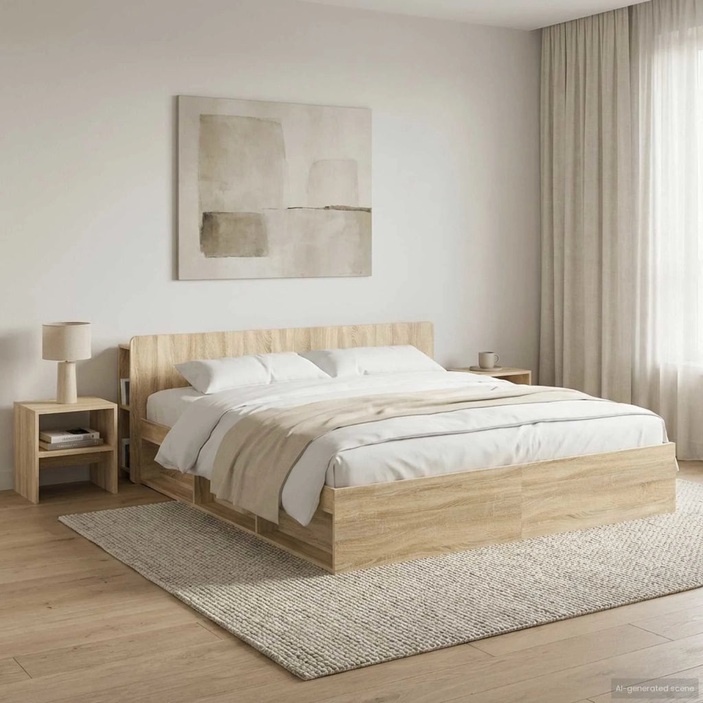 Testata del letto Rovere Sonoma Legno ingegnerizzato 8001239