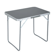 Tavolo da campeggio pieghevole ARES in alluminio grigio dimensioni 70x60x50 cm