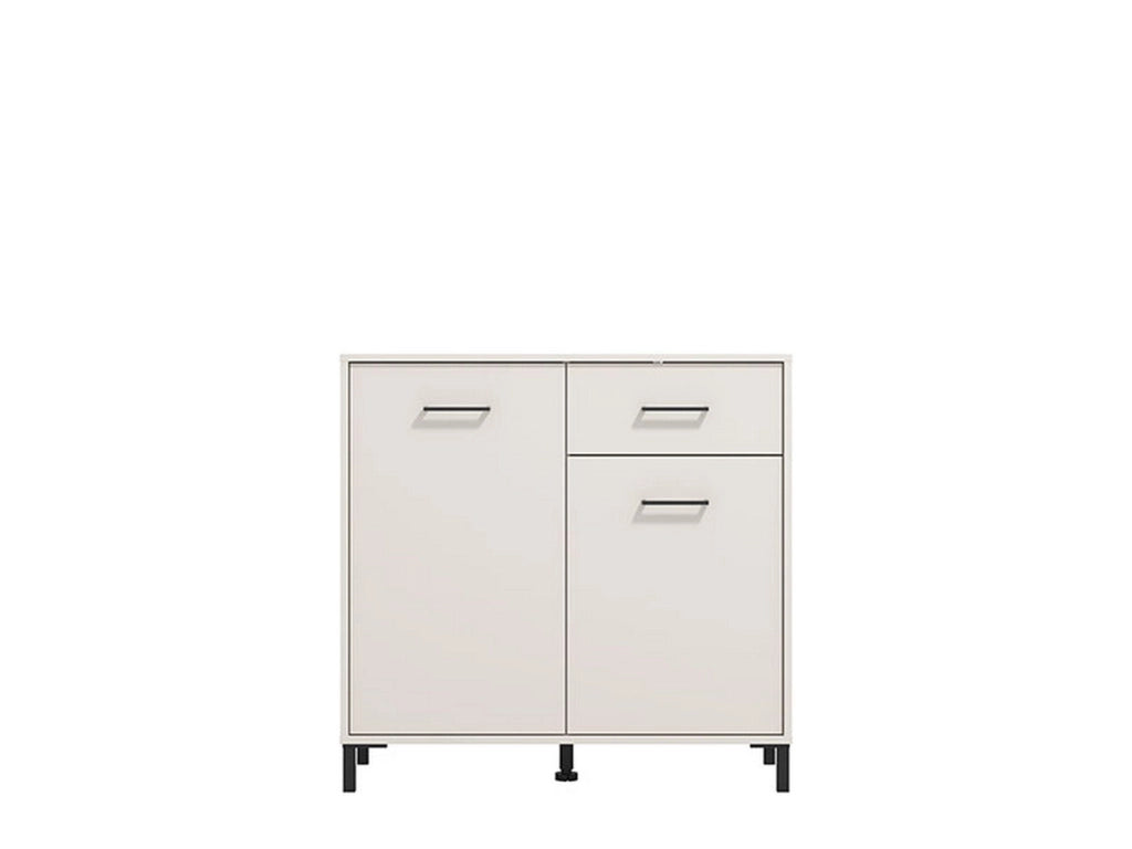 Madia Laerruu, Credenza un Cassetto, 93x40x90h cm Bianco Crema