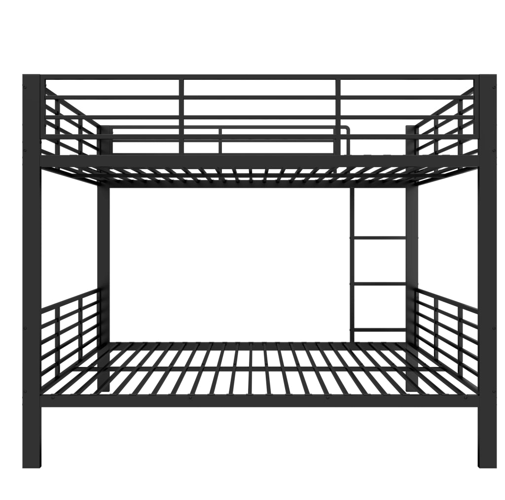 Letto a castello 205.0x145.0x170.0 cm silenzioso; portata 400 kg in metallo nero