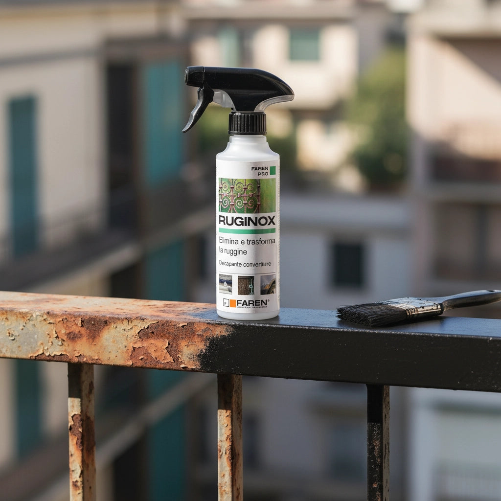 Faren ruginox spray convertitore di ruggine rimuove ossidazioni 250 ml 6 pezzi