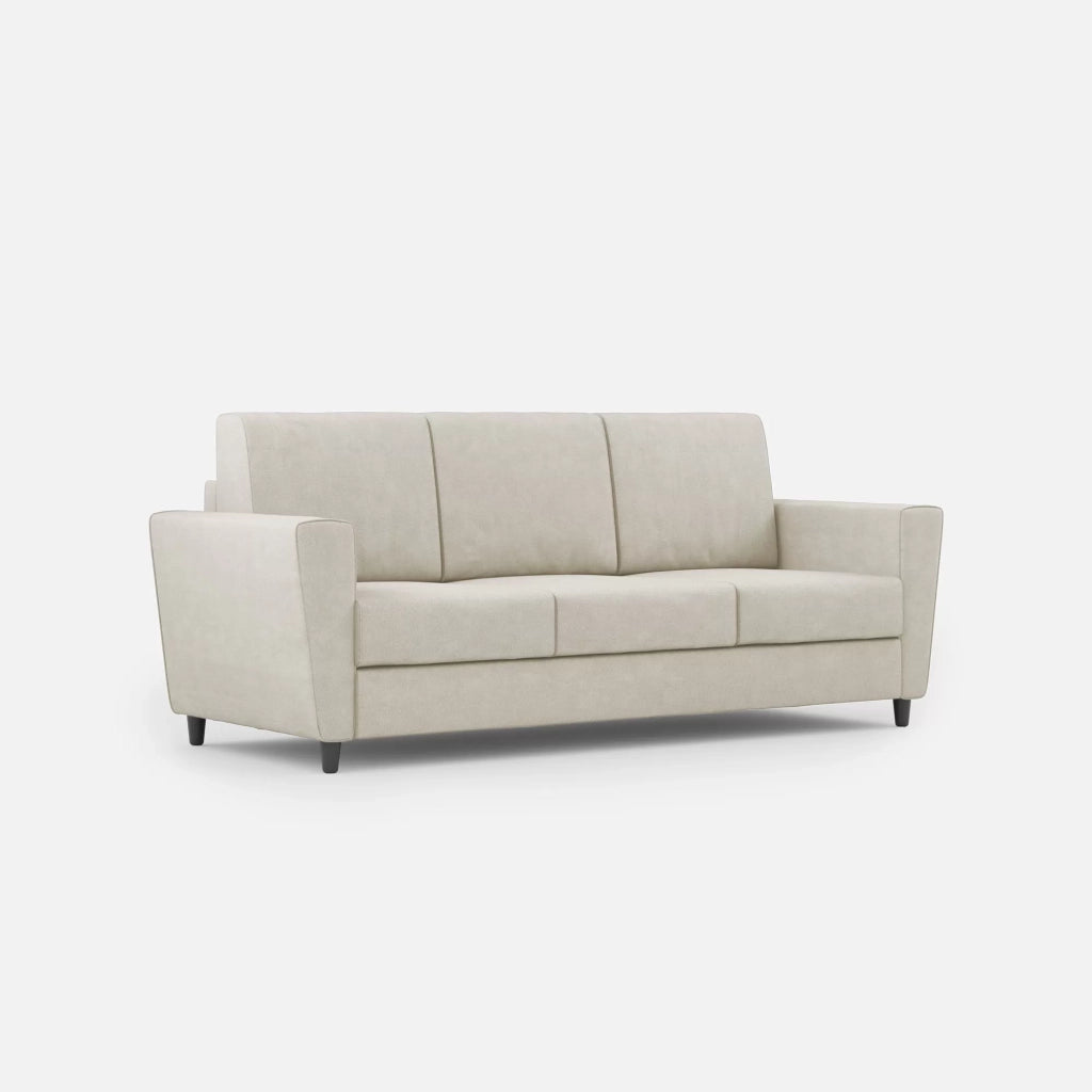 Divano yasel 3 posti (tre sedute da 60cm) misure esterne l.212cm | latte - Mobili 2G