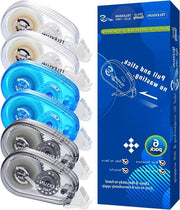 Tappetino adesivo a rullo doppio 8mm x 6m per fai da te stesso, scrapbooking e decorazione - Tappetino adesivo autoadesivo per DIY - Materiali per ufficio e scuola