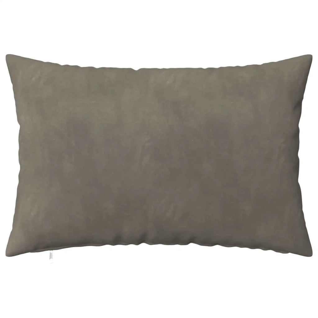 Federa 6 pcs HEERLEN Grigio Chiaro 50 x 70 cm Velluto 911256