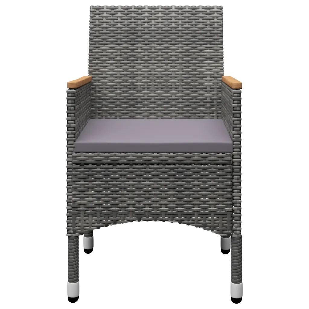 Set Mobili da Pranzo per Giardino 3 pz Grigio 3068688