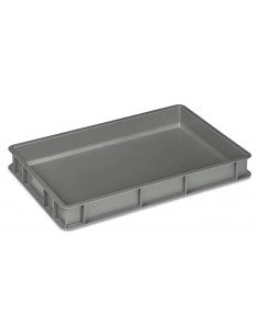 Cassa serie Europa 60x40 - H 7 cm - colore grigio - per uso industriale