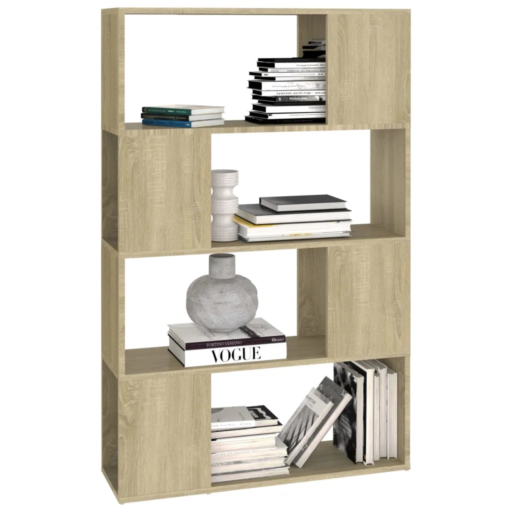 Libreria/Divisorio Rovere Sonoma 80x24x124,5 cm in Truciolato cod mxl 13961