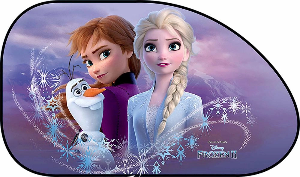 Coppia tendine laterali auto Frozen 2 38x65 cm â€“ Protezione solare Disney